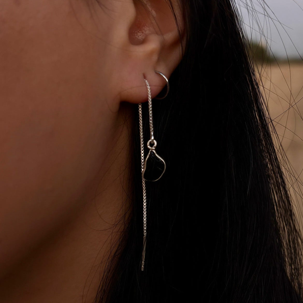 עגיל ״טורמלין״ | Tourmaline earrings