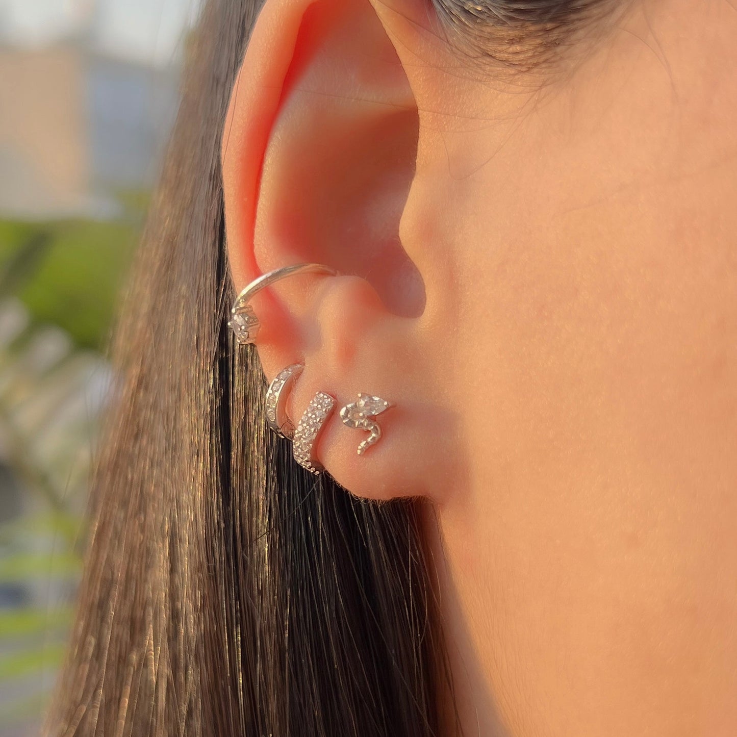 "SNAKE" earring | עגיל ״סנייק״