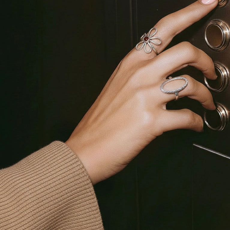 טבעת פרח תמונת אוירה