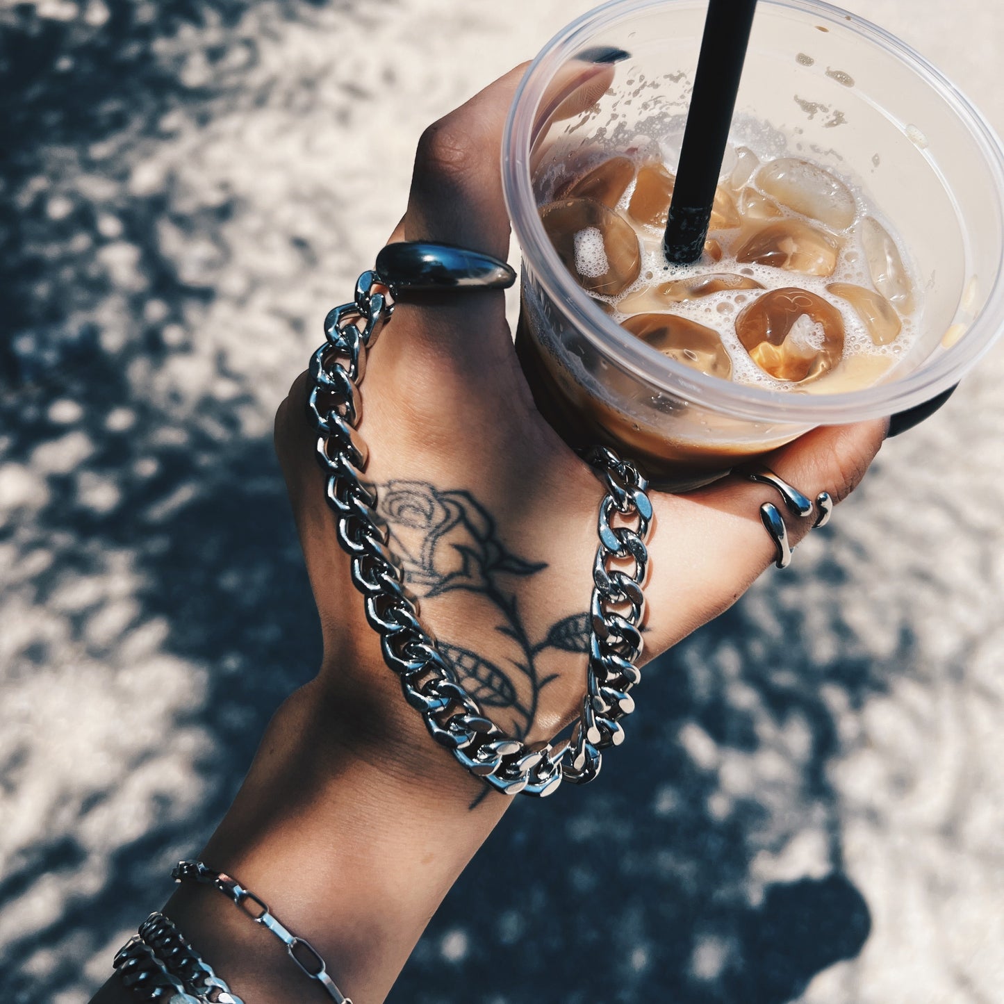 שרשרת שרשרת סטנסטיל גורמט ללוק יומיומי