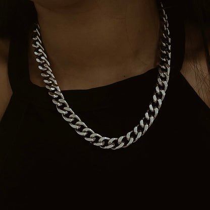 שרשרת סטנסטיל גורמט לא מחלידה – תקריב חוליות