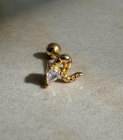 "SNAKE" earring | עגיל ״סנייק״