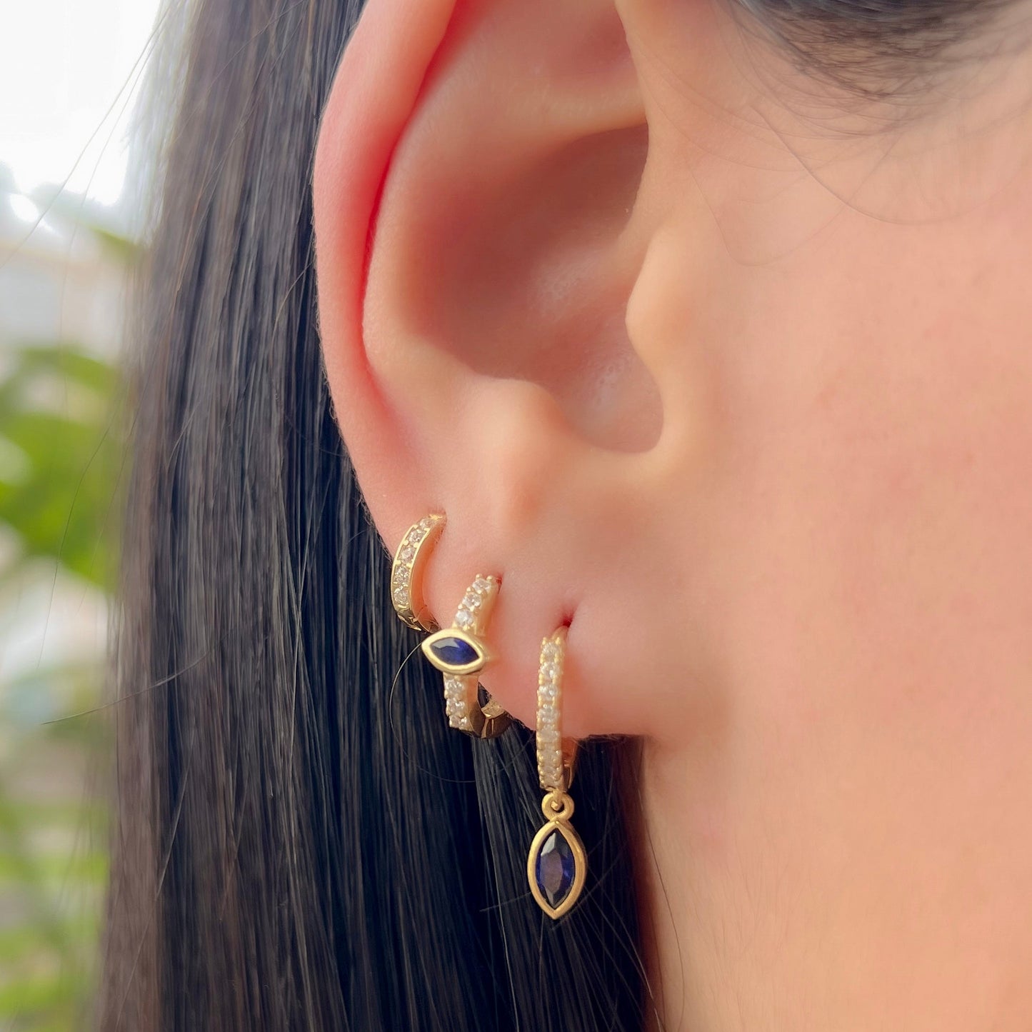 " MINI TULIP" earrings | עגילי ״ מיני טוליפ״ זהב