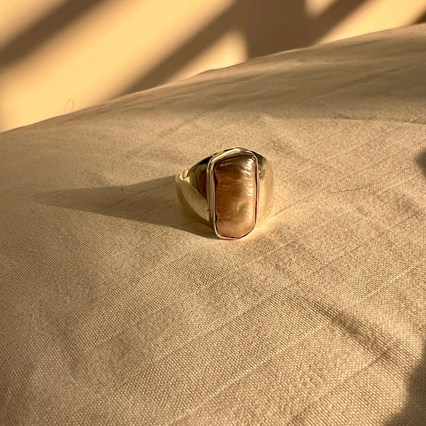 "PEARL" ring | ״טבעת ״פנינה