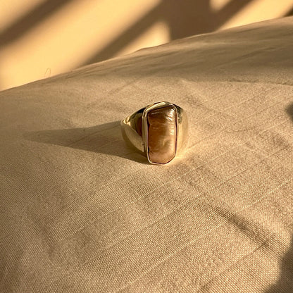 "PEARL" ring | ״טבעת ״פנינה