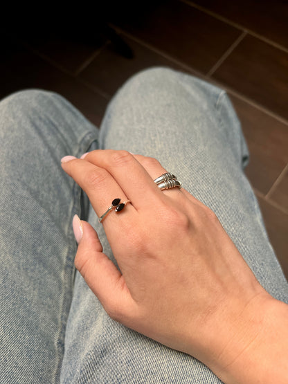 טבעת אבן אוניקס