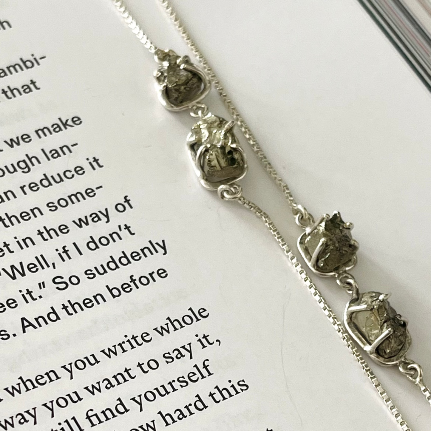 שרשרת פיריט טבעי