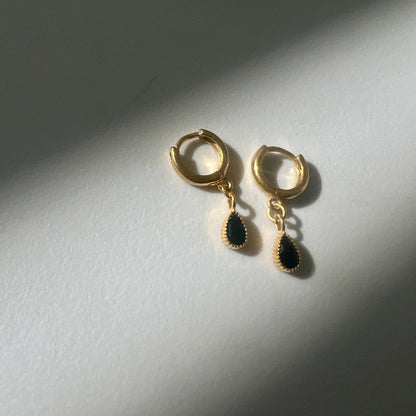 עגילי ״גוני״ | "GONI" earrings - black