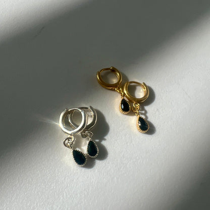 עגילי ״גוני״ | "GONI" earrings - black